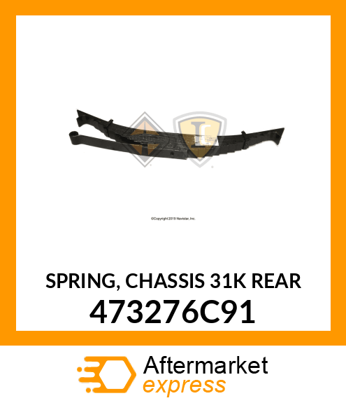 SPRING, CHASSIS 31K REAR 473276C91