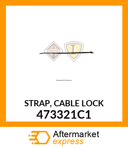 STRAP, CABLE LOCK 473321C1