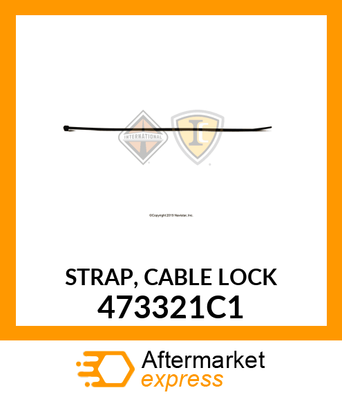 STRAP, CABLE LOCK 473321C1