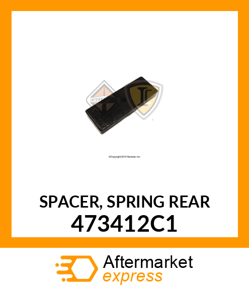 SPACER, SPRING REAR 473412C1