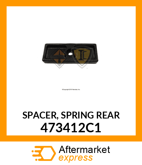 SPACER, SPRING REAR 473412C1