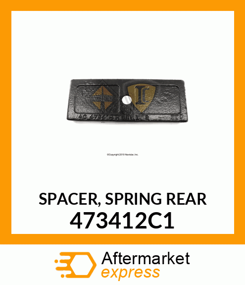 SPACER, SPRING REAR 473412C1