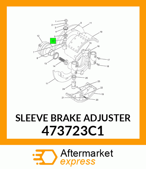 SLEEVE BRAKE ADJUSTER 473723C1