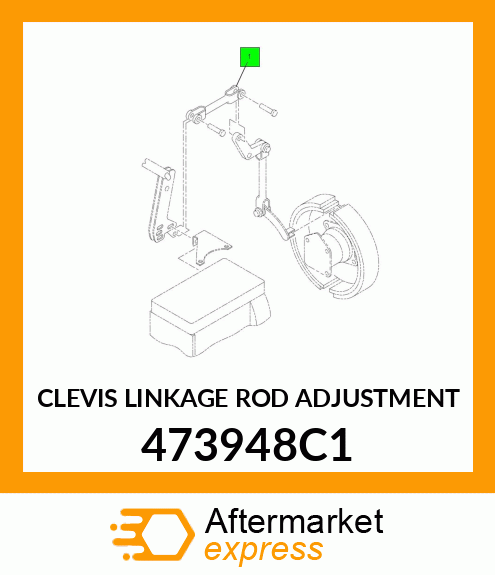 CLEVIS LINKAGE ROD ADJUSTMENT 473948C1