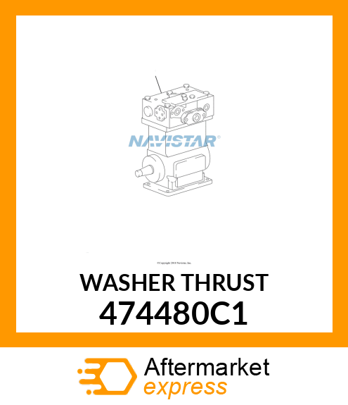 WASHER THRUST 474480C1