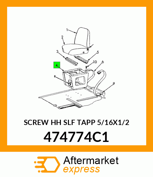 SCREW HH SLF TAPP 5/16X1/2 474774C1