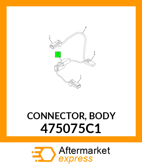 CONNECTOR, BODY 475075C1