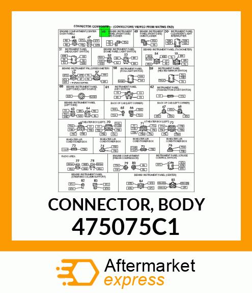 CONNECTOR, BODY 475075C1