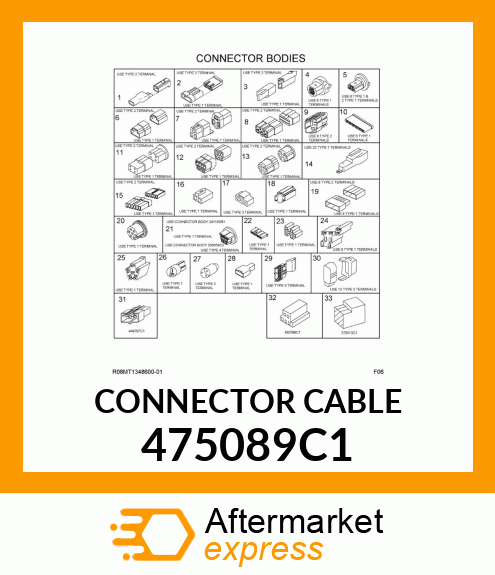 CONNECTOR CABLE 475089C1