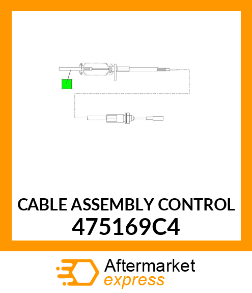 CABLE ASSEMBLY CONTROL 475169C4