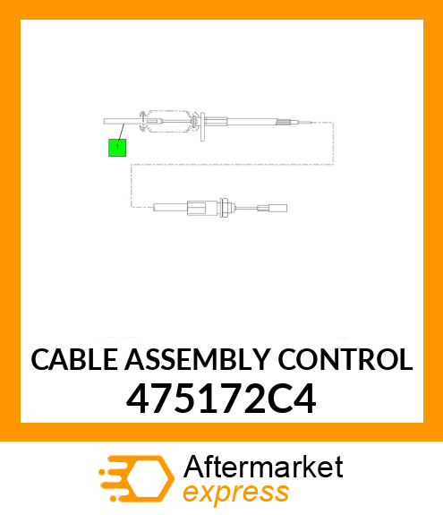 CABLE ASSEMBLY CONTROL 475172C4