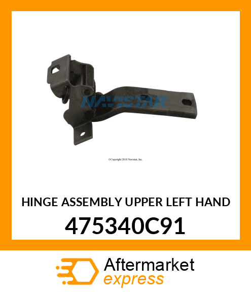 HINGE ASSEMBLY UPPER LEFT HAND 475340C91