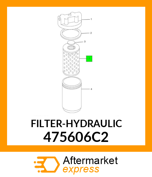 FILTER-HYDRAULIC 475606C2