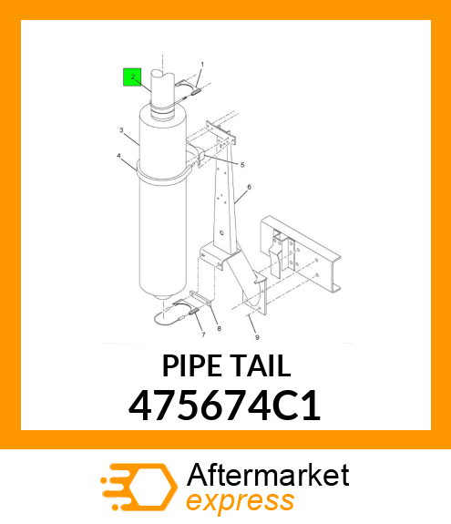 PIPE TAIL 475674C1