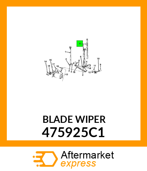 BLADE WIPER 475925C1