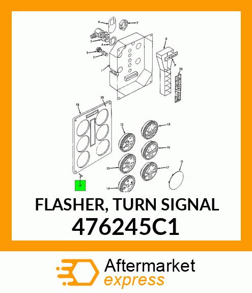 FLASHER, TURN SIGNAL 476245C1