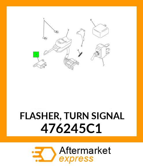 FLASHER, TURN SIGNAL 476245C1