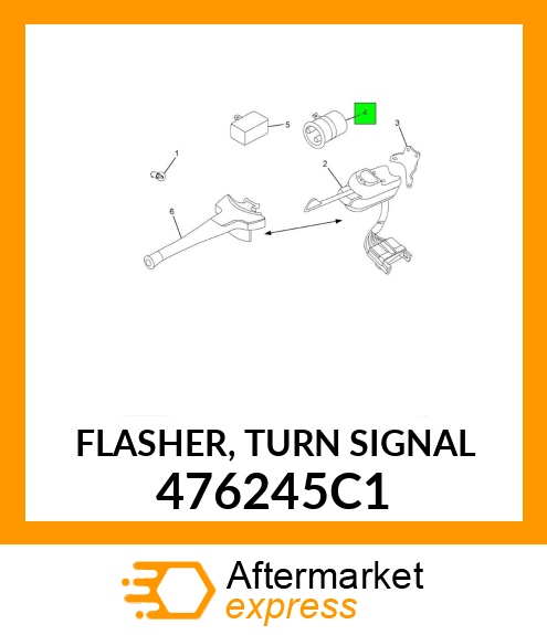 FLASHER, TURN SIGNAL 476245C1