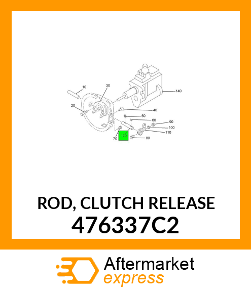 ROD, CLUTCH RELEASE 476337C2
