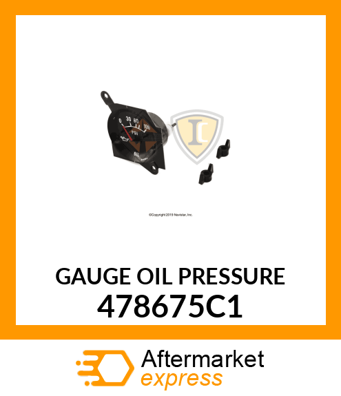GAUGE OIL PRESSURE 478675C1