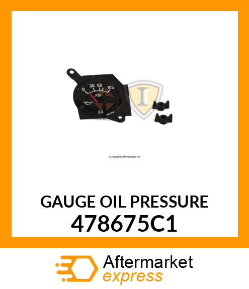 GAUGE OIL PRESSURE 478675C1