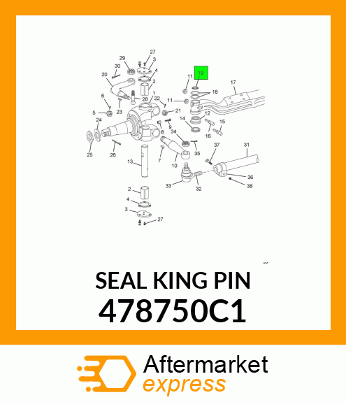 SEAL KING PIN 478750C1