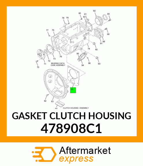 GASKET CLUTCH HOUSING 478908C1