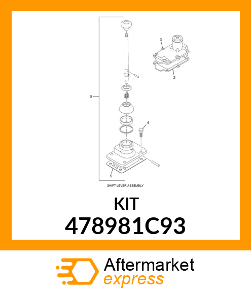 KIT, SMALL TRANSMISSION PARTS 478981C93