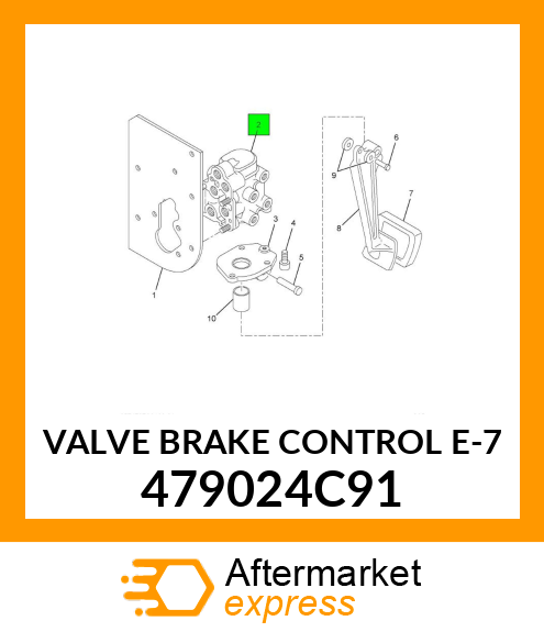 VALVE BRAKE CONTROL E-7 479024C91