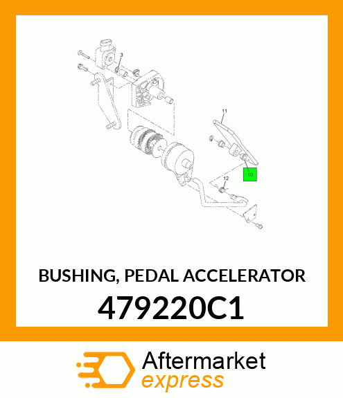 BUSHING, PEDAL ACCELERATOR 479220C1