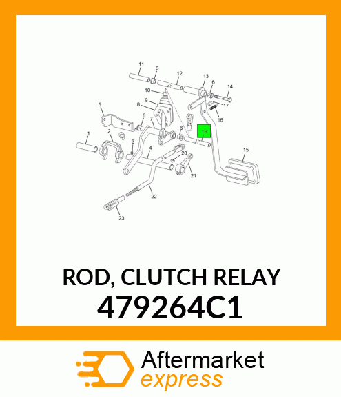 ROD, CLUTCH RELAY 479264C1