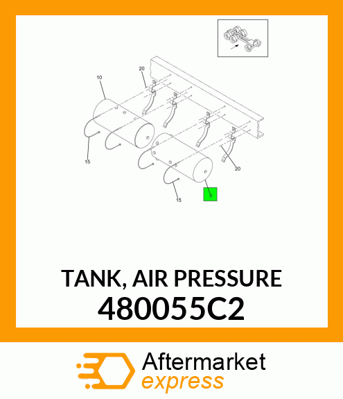 TANK, AIR PRESSURE 480055C2