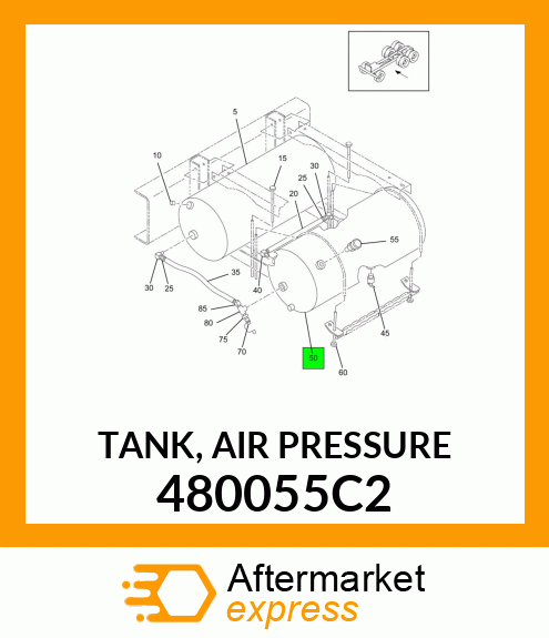 TANK, AIR PRESSURE 480055C2