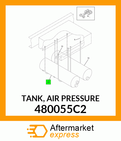 TANK, AIR PRESSURE 480055C2