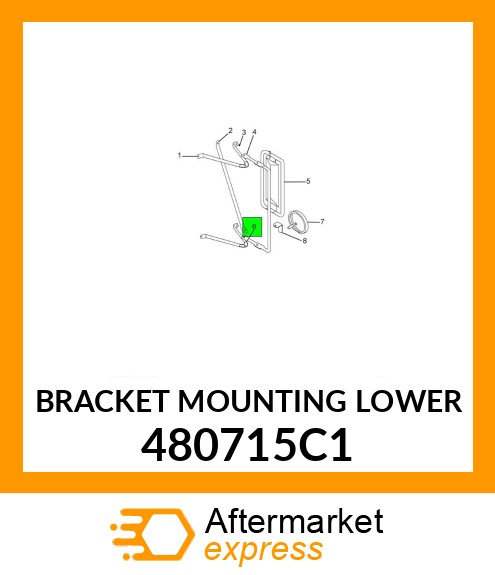 BRACKET MOUNTING LOWER 480715C1