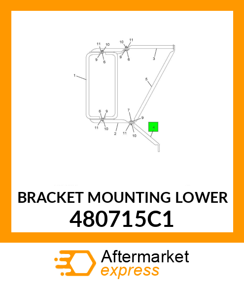 BRACKET MOUNTING LOWER 480715C1