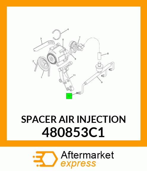 SPACER AIR INJECTION 480853C1