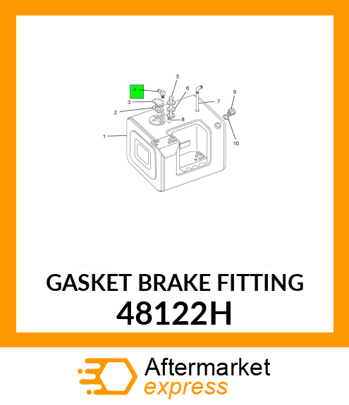 GASKET BRAKE FITTING 48122H