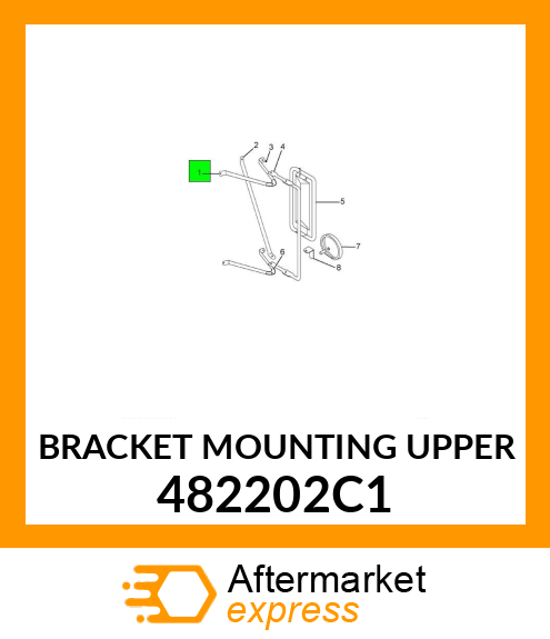 BRACKET MOUNTING UPPER 482202C1