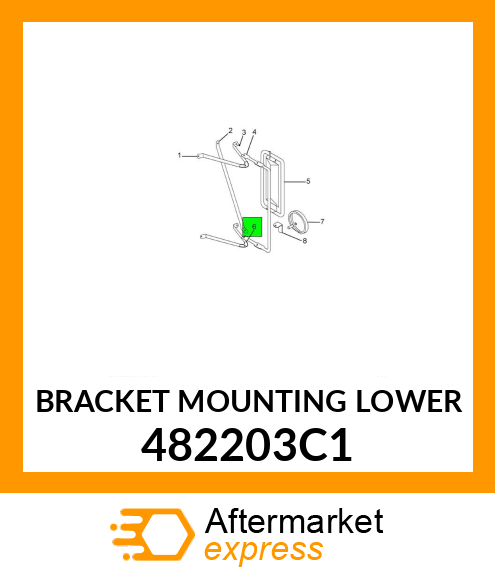 BRACKET MOUNTING LOWER 482203C1