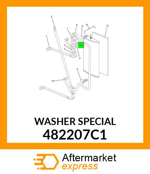 WASHER SPECIAL 482207C1