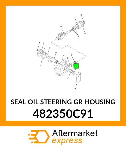 SEAL OIL STEERING GR HOUSING 482350C91
