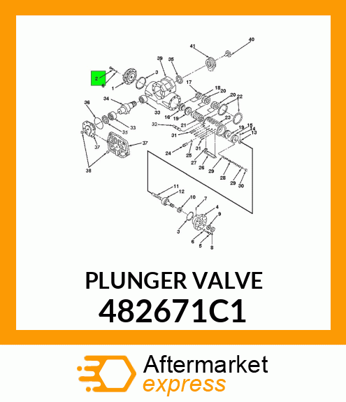 PLUNGER VALVE 482671C1