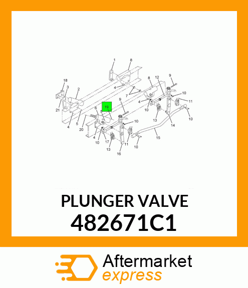 PLUNGER VALVE 482671C1