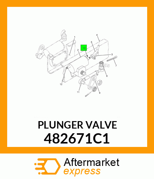 PLUNGER VALVE 482671C1