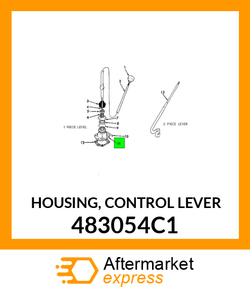 HOUSING, CONTROL LEVER 483054C1