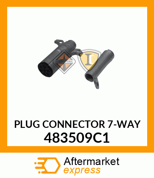 PLUG CONNECTOR 7-WAY 483509C1