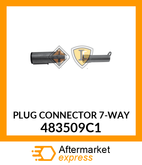 PLUG CONNECTOR 7-WAY 483509C1