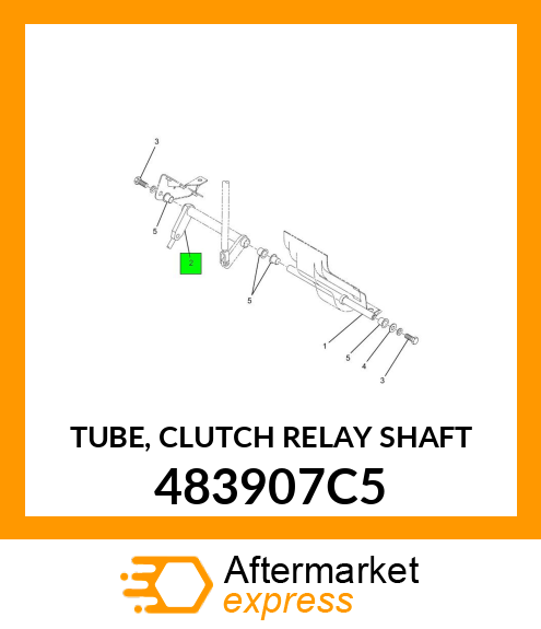 TUBE, CLUTCH RELAY SHAFT 483907C5