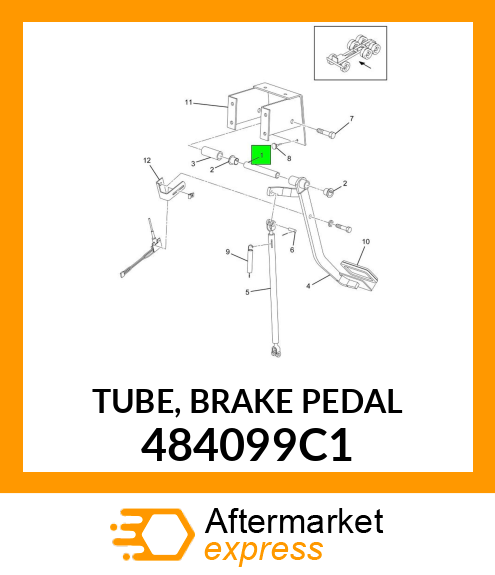 TUBE, BRAKE PEDAL 484099C1